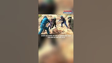 Khoét núi xuyên lối, mở lại đường độc đạo vào bản bị chia cắt vì lũ | THCL