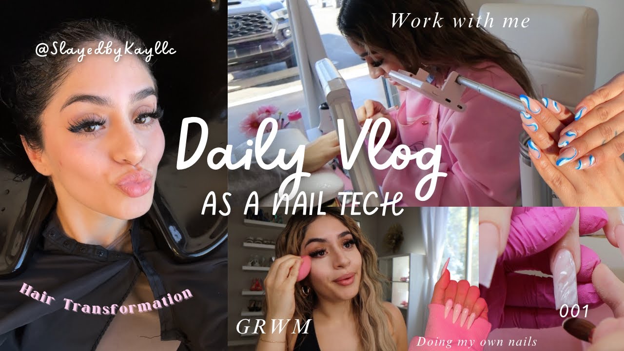 VLOG The Thrilling Story Behind Day in the Life of a Nail Tech (new