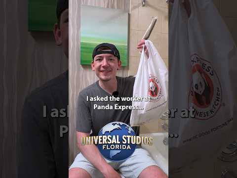 I found the WORST meal at Panda Express...no one orders this apparently lol at Universal shorts