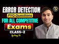 Error Detection PYQ Class - 02 | English for All Competitive Exams | Repeated Questions by Vinay Sir