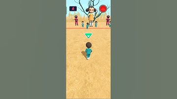 squid game 3D viewing players k sniper challenge #jondada #viral #squidgame #shorts