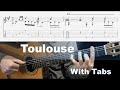 Toulouse  claude nougaro  solo fingerstyle guitar