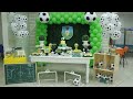 FIESTA DE FÚTBOL|2018|BIRTHDAY FOOTBALL|PARTY CHILDRENS|IDEAS DECORACION FIESTAS INFANTILES ADORNOS