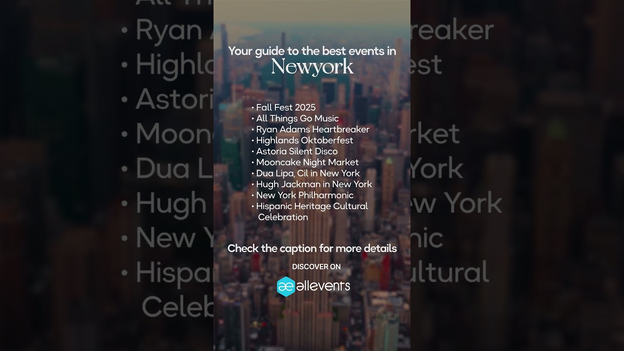 New York events this weekend ✨