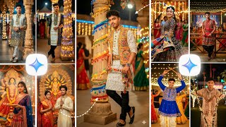 Trending Garba Look Ai Photo Editing Prompts | Google Gemini Navratri Ai Photo Editing screenshot 5