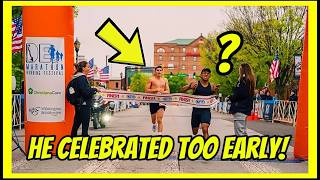 Black Americans HILARIOUS Reactions To Black Runner SNATCHING LAST MINUTE VICTORY From White Runner!