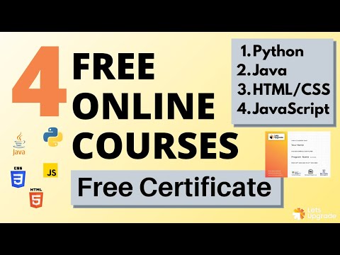 Free Python, Java, HTML/CSS, JavaScript courses with Certificate | LetsUpgrade Free Courses