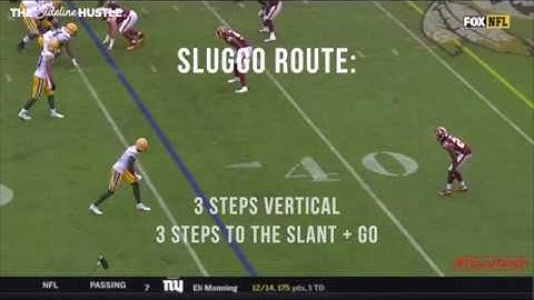 How to run a Sluggo (slant + go) - #TeachTapes (58)