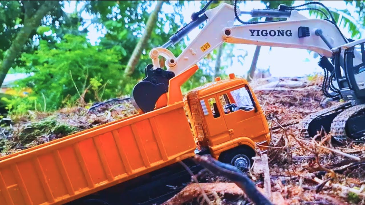 Excavator Mobile Crane Truck Crane Construction Show Truck Toys excavator-mobile-crane-truck-crane-construction-show-truck-toys