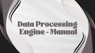 28 Data Processing Engine - Manual - Salesforce Nonprofit Cloud Fundraising