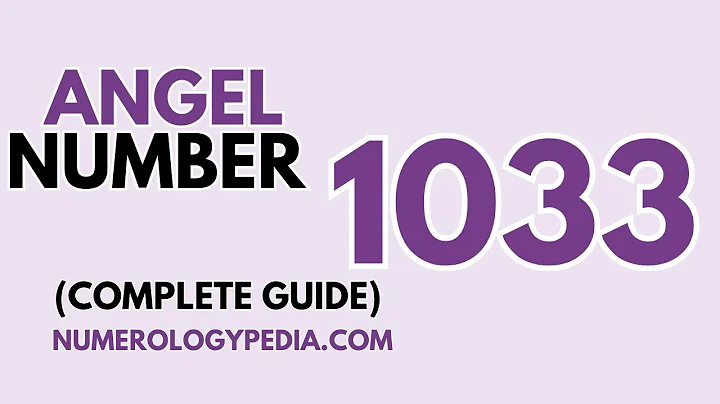 Descubre el significado del número angelical 1033 y su influencia en el amor