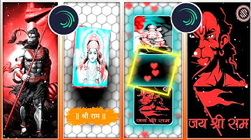 Ramnavmi Special Full Screen Status Video Editing Alight Motion | Ramnavmi Status Editing 2023