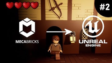 Cleaning Up The Mesh - #2 Meca Bricks To Unreal Engine 5 (⇩ Free Links ⇩)