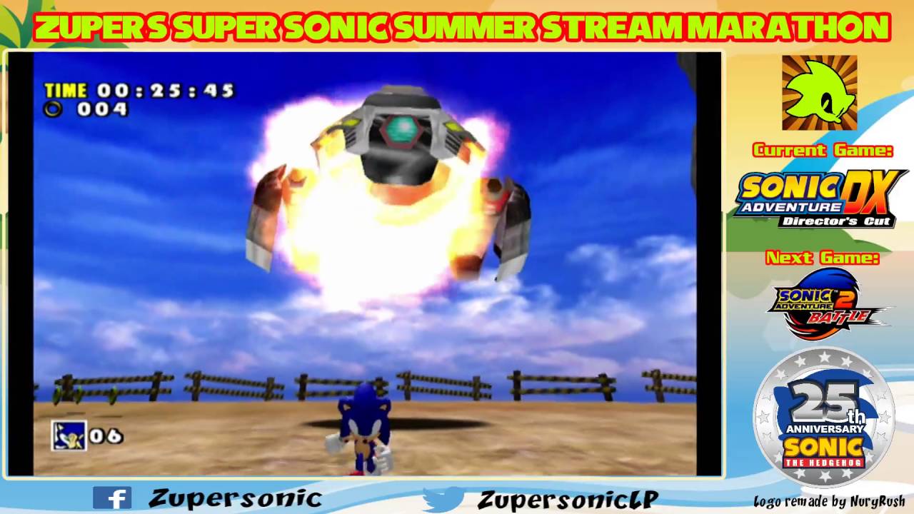 Zuper's Sonic Stream Marathon - Day 3 (Sonic Adventure DX 1/2)