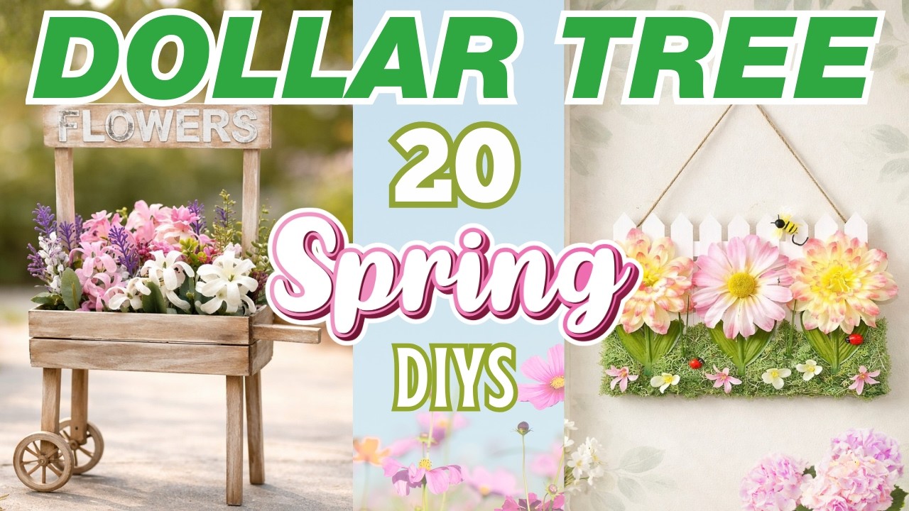 20 MORE Gorgeous Spring Dollar Tree DIYs That Look Expensive
