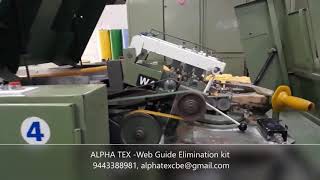 RSB 51,851 & 951 Web guide conversion for SHORT FIBERS particularly for OE