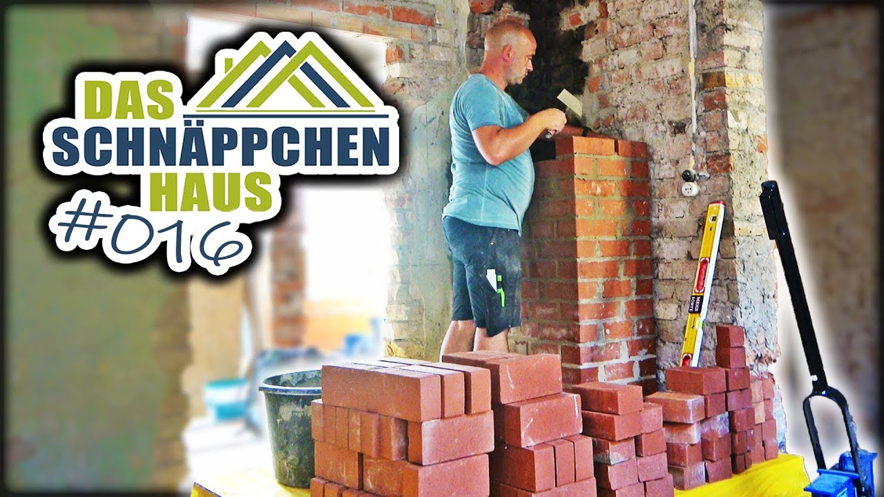  Update New SCHORNSTEIN MAUERN - Mit KLINKER selber bauen! | SCHNÄPPCHENHAUS #016 | Home Build Solution