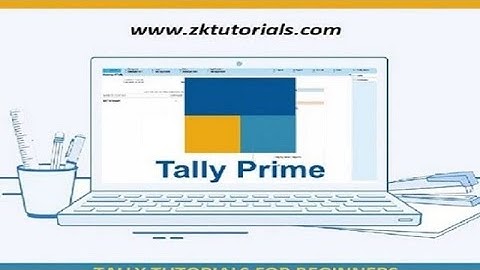 1.1 Fundamentals of Accounting Part 1 | Tally Prime