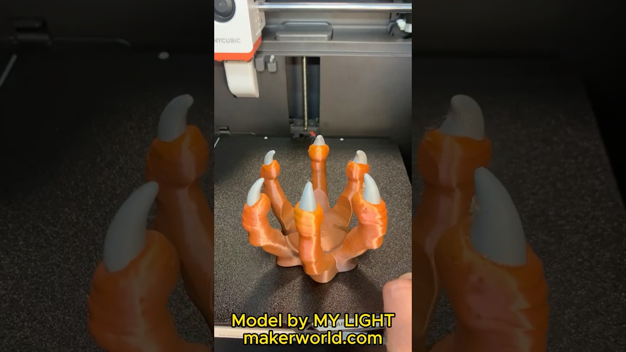 3D Printed Raptor Claw Can Holder