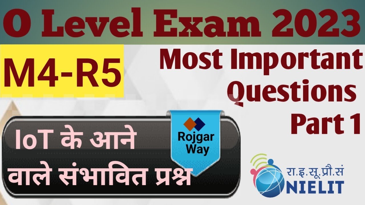 IoT | Olevel Jan 2023 | M4 R5 | olevel | O Level M4 R5 MCQ question | Olevel It tools | Olevel