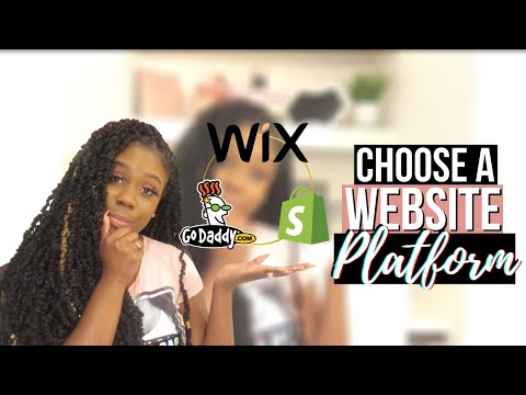 WHICH WEBSITE PLATFORM IS BEST FOR SELLING YOUR PRODUCTS | COMPARING WIX, SHOPIFY AND GODADDY 2020
