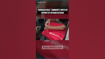 “DoorDash Dale” community unites in support of Vietnam Veteran
