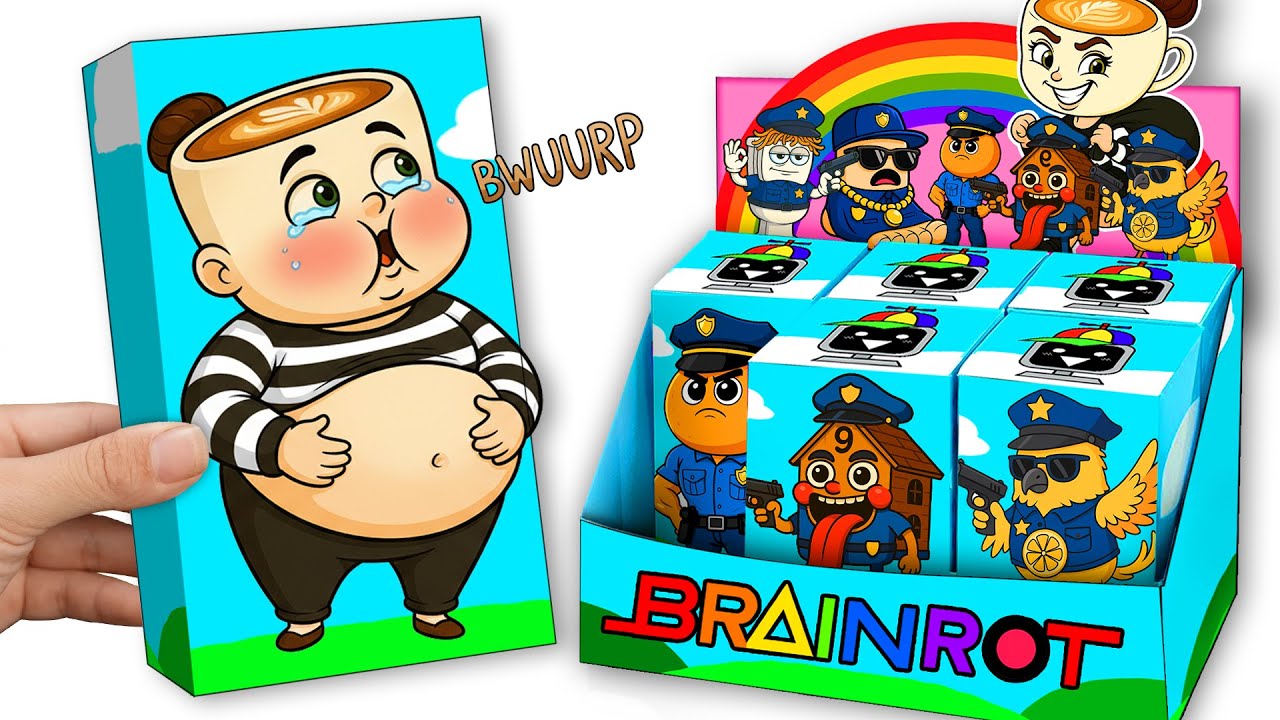 UNBOXING The ESPRESSONA SIGNORA Prisoner!☕ Open All ITALIAN BRAINROT MYSTERY BOX 🎨 Paper DIY