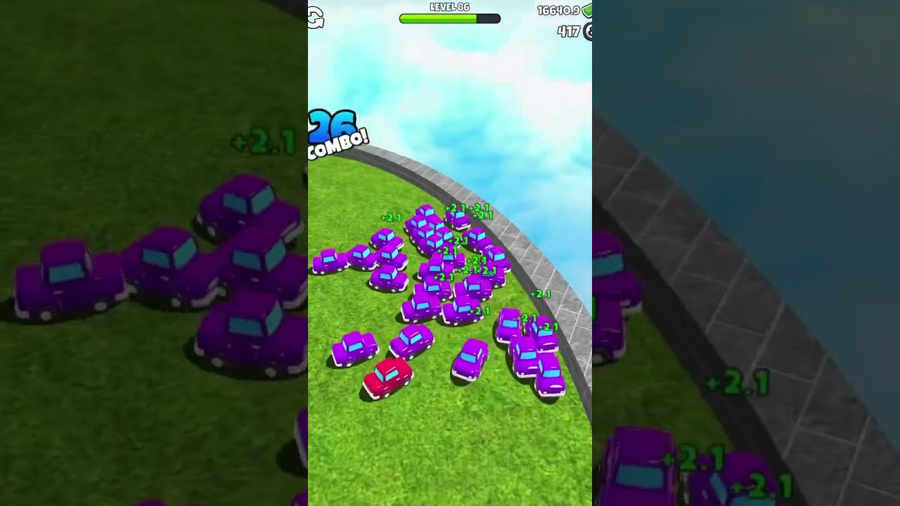 Bump pop gameplay 3D game 