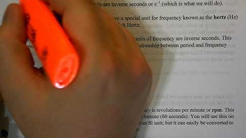 P20 C1.2a - Period and Frequency