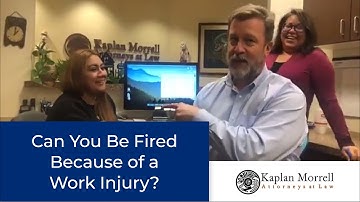 Can You Be Fired Because of a Work Injury?