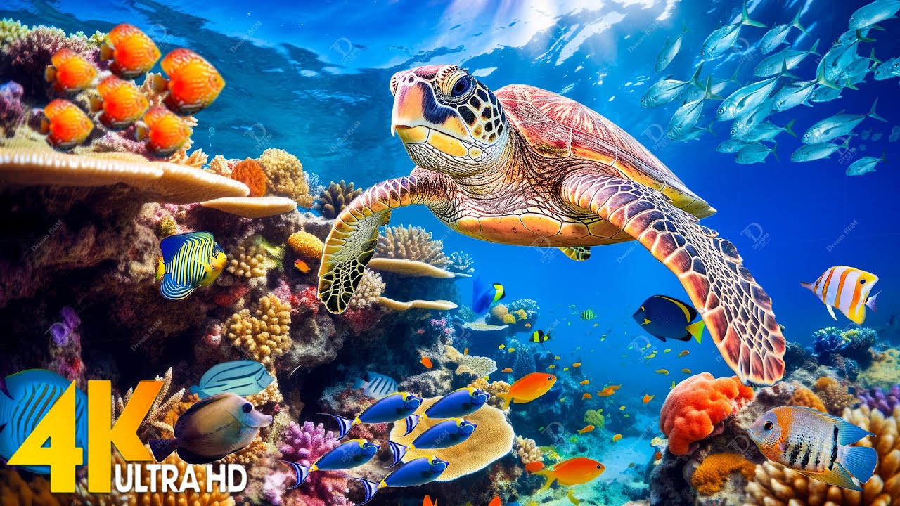 [NEW] 11HRS Stunning 4K Underwater footage - Colorful Sea Life Video ...