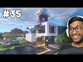 UPGRADING MY FIRST HOUSE TO MODERN HOUSE IN MINECRAFT KHATARNAK GRAPHICS PART 35 !