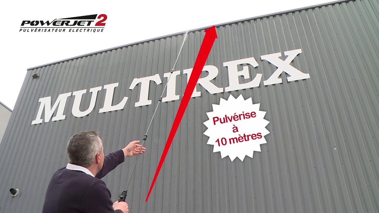 MULTIREX Pulvérisateur électrique Powerjet 2: Projette à 10 mètres