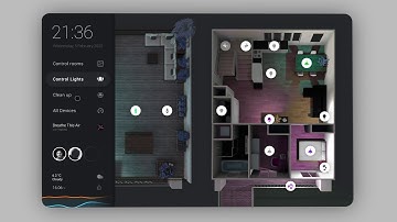 Hass.io Floorplan UI with Color synced lights