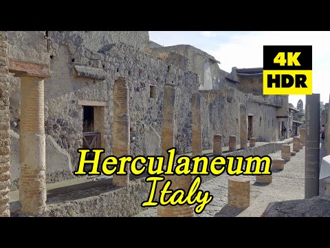 Herculaneum, Italy in 4K (UHD) HDR