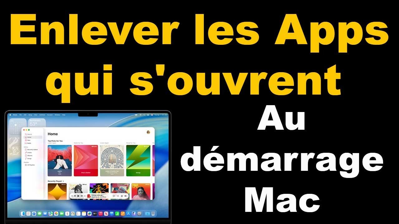 Comment enlever les applications qui s'ouvrent au démarrage mac