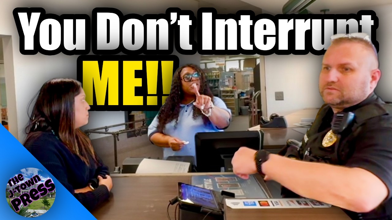 Post Office Clerk Melts Down Over Camera While Police Refuse to Stop ...