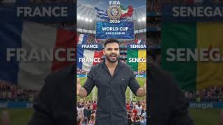 "France vs Senegal 😱|FIFA World Cup 2026 Group I Blockbuster 🇫🇷⚽🇸🇳" #M17 #FIFAWorldCup2026 #Football