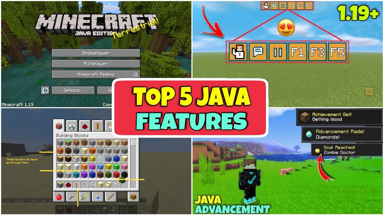 TOP 10 Mods/Addons To Turn Your MCPE Into Minecraft Java Edition 1.19+, Criptbow Gaming