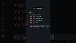 Python List vs Tuple in 60 Sec | Mutable vs Immutable Explained!