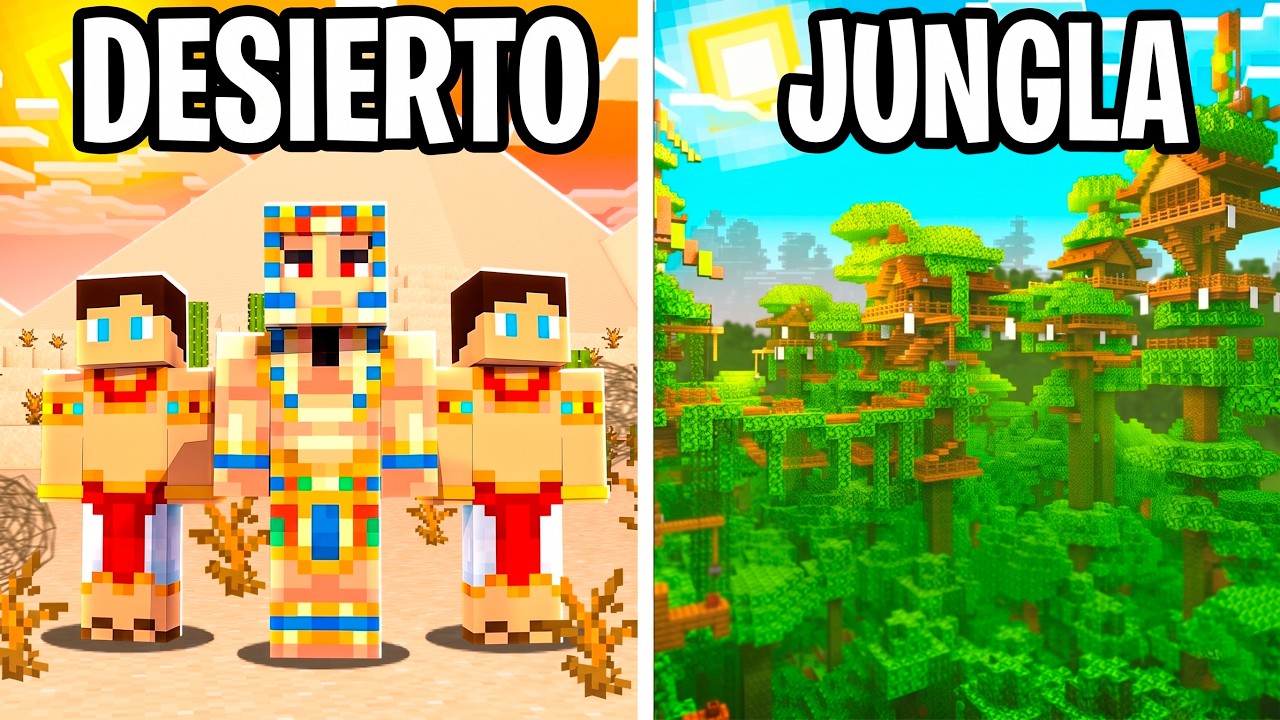 100 jugadores simulan civilizaciones tribales en Minecraft...