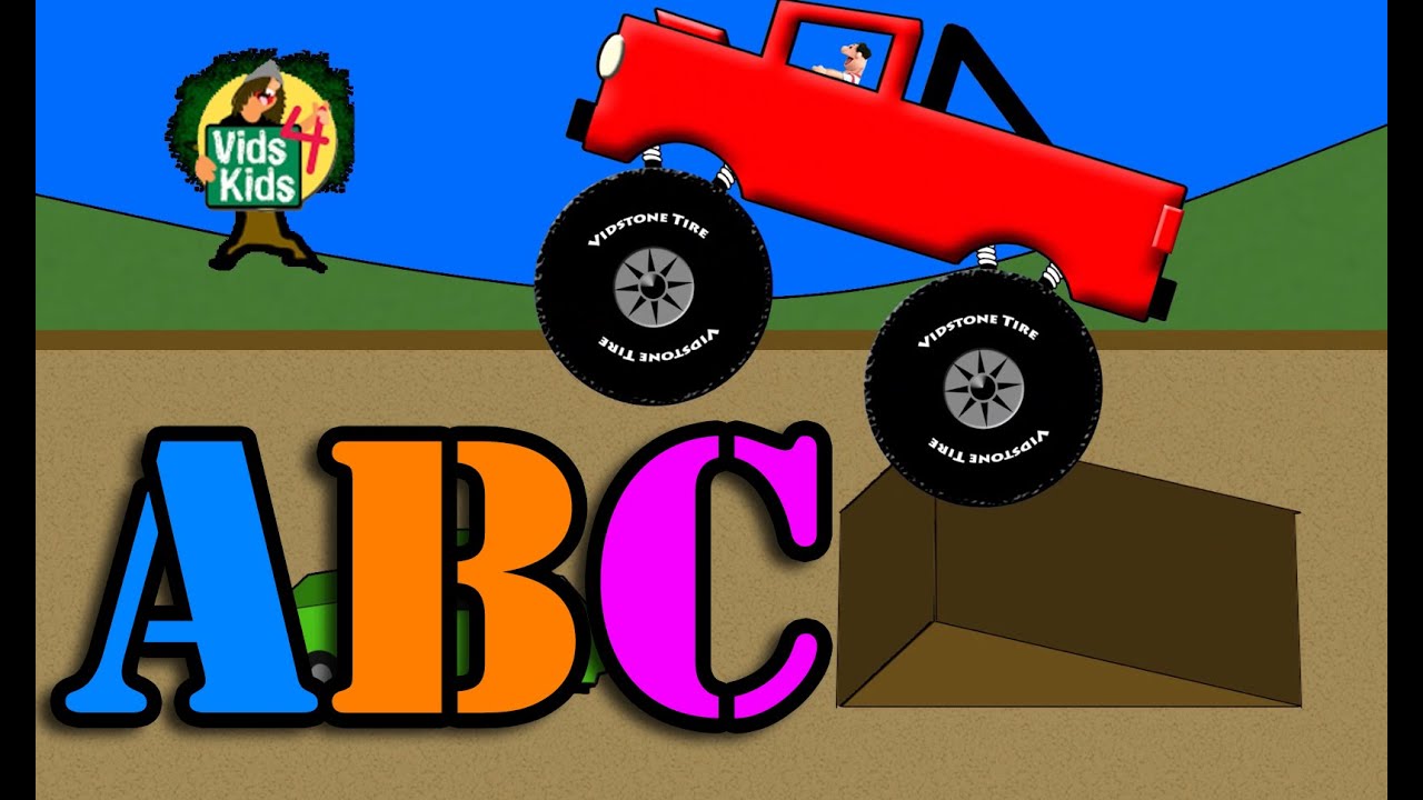 4 vids. Vids 4 Kids Monster Truck. Kids Trucks Alphabet Kids.