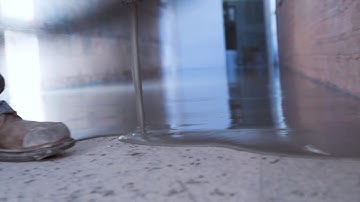 Self-Leveling Topping Pumped at 100 Bags per Hour