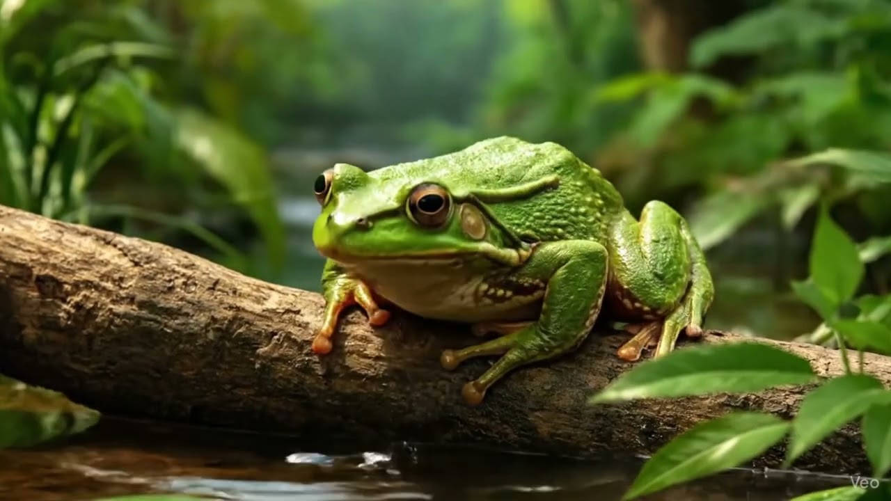 Crazy Frog Attacks in 4K Slow Motion | Ultra Realistic SkyWing Wildlife Hub