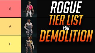 Rogue Company Best Characters RANKED in Demolition - Tier List for Best Rogues Attacking & Defending