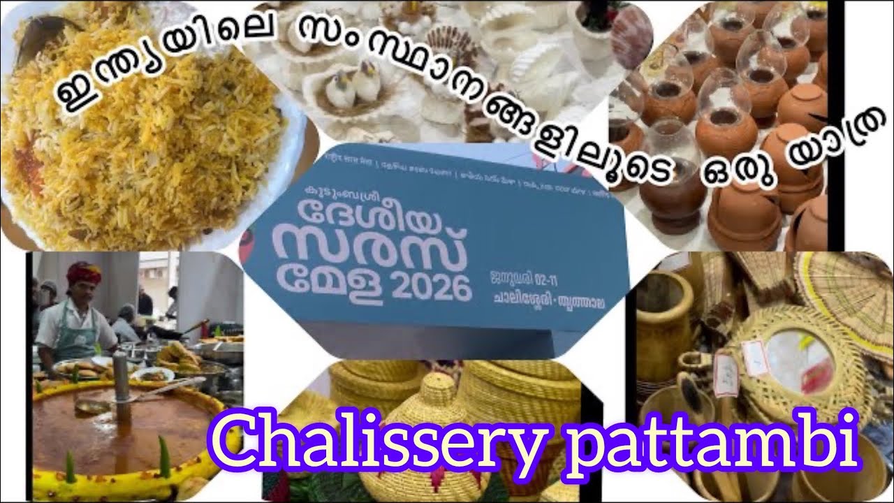 ചാലിശ്ശേരിൽ പോയാൽ ഒരു ദിവസം കൊണ്ട് ഇന്ത്യ മുഴുവൻ കറങ്ങാം /ദേശീയ സരസ് മേള 2026/jan 2-11 /rashas vibes