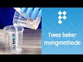 Epoxy mengen  twee beker mengmethode