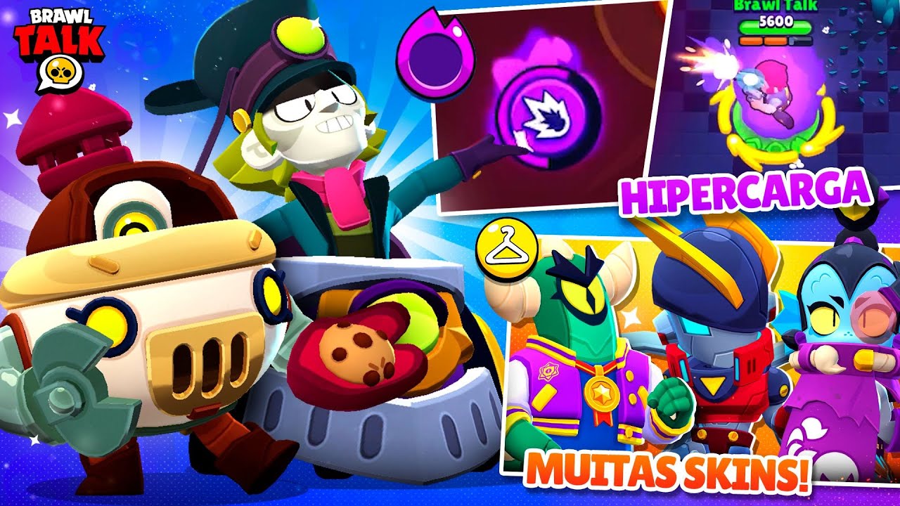 Brawl Stars:Novo mapa,nova brawler e novas skins para Barley,Brock e Carl