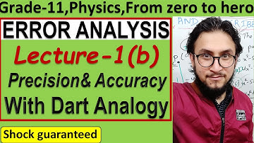 ERROR ANALYSIS|| lecture-1(b) || physics || Class-11 new batch||lifelong concepts|| watch in 1080p