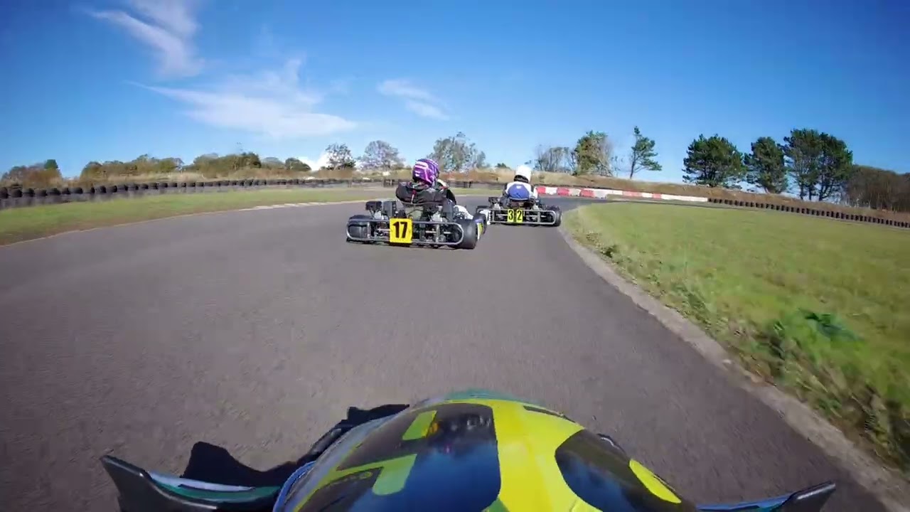 Emma Falconer - Junior Driver  - Pro Kart Driving - Go Pro Karting Footage